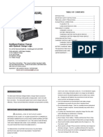 Intelligent Battery Charger Manual