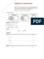 Martes 13 de Julio - Diferencia de Conjuntos