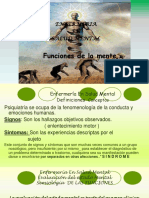 Funciones mentales enfermería salud mental