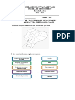 Prueba de Diagnóstico Estudios Sociales