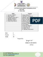 1-SILVER List of Pupils For Enrichment and Remediation