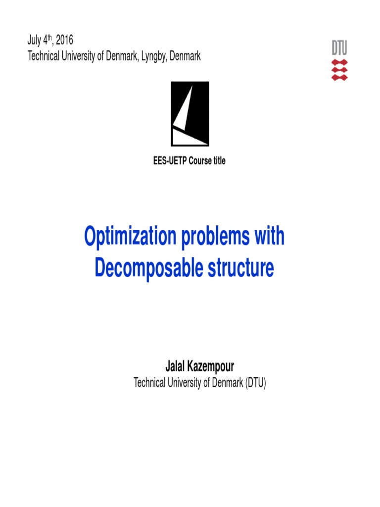 Jalal PDF | Download Free PDF | Linear Programming | Mathematical ...