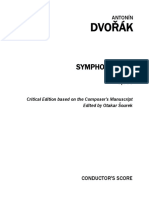 DVORAK - SYMPHONY NO. 7, OP. 70 (BARTOS) - Conductor's Score