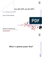 Optimal Power Flow (DC and AC OPF)