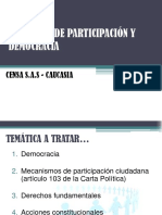 Democracia y Mecanismo de Praticipación PDF