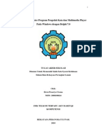 Download Membuat Master Program Pengolah Kata  Multimedia Player pada Windows dengan Delphi 70 by Prasetyo Heru SN64349875 doc pdf