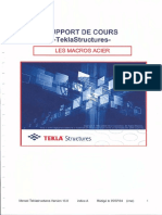 LES MACROS ACIER Tekla PDF