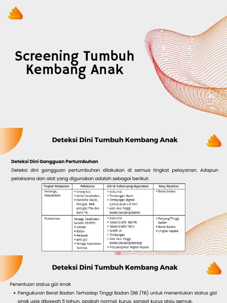 Deteksi Dini Pertumbuhan Dan Perkembangan Anak Pdf