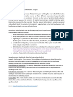 Information Analysis Project PDF
