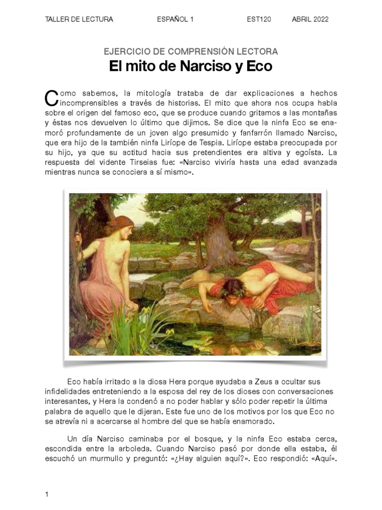 Narciso Y Eco Pdf