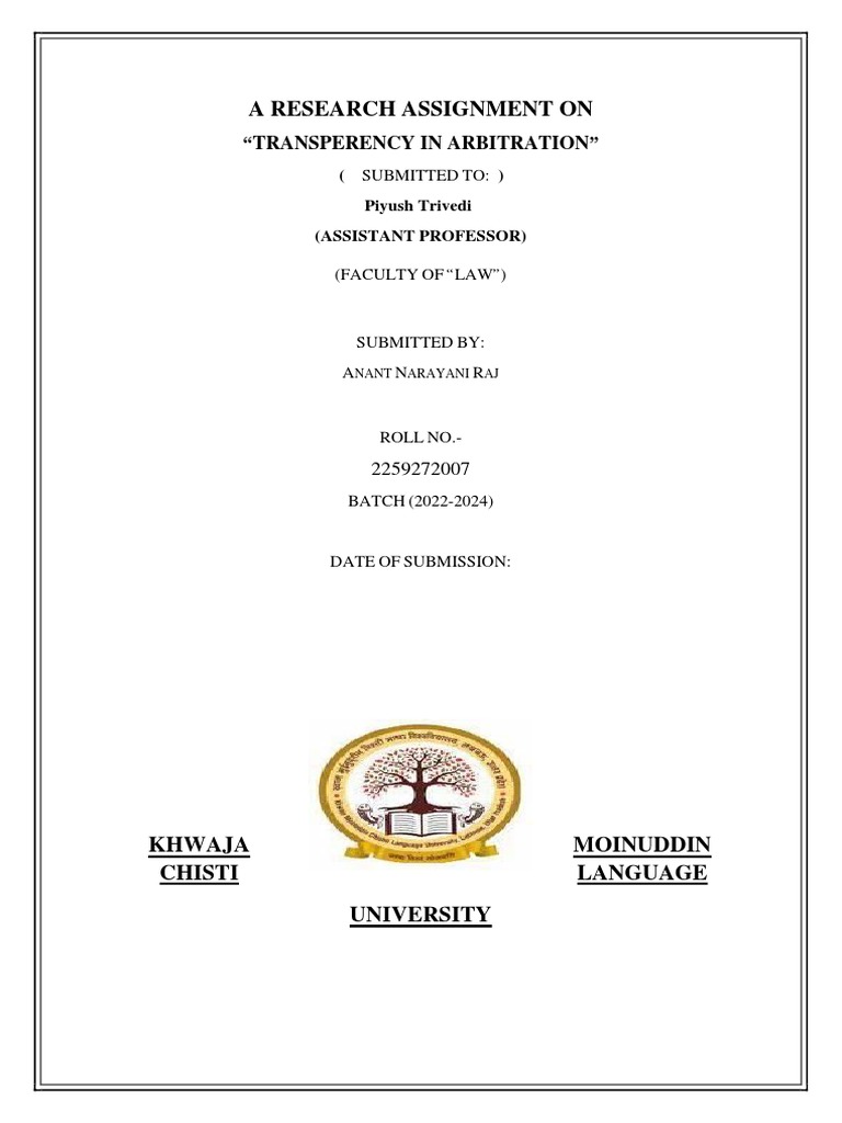 Adr Assignment PDF PDF Arbitration Discovery (Law)