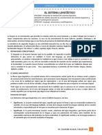 Lenguaje - Sistema Linguistico PDF