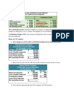 Acct Cost Volume Profit Analysis PDF