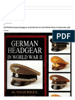 German Headgear in World War II 2 SS NSDAP Police Civilian Misc PDF