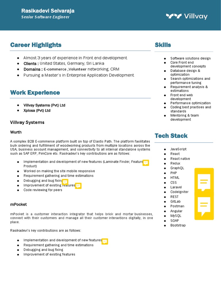 Resource Profile - Rasikadevi-1-2 PDF | PDF | Computing | Computer ...