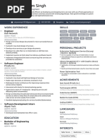 Satyam's Resume SSE PDF