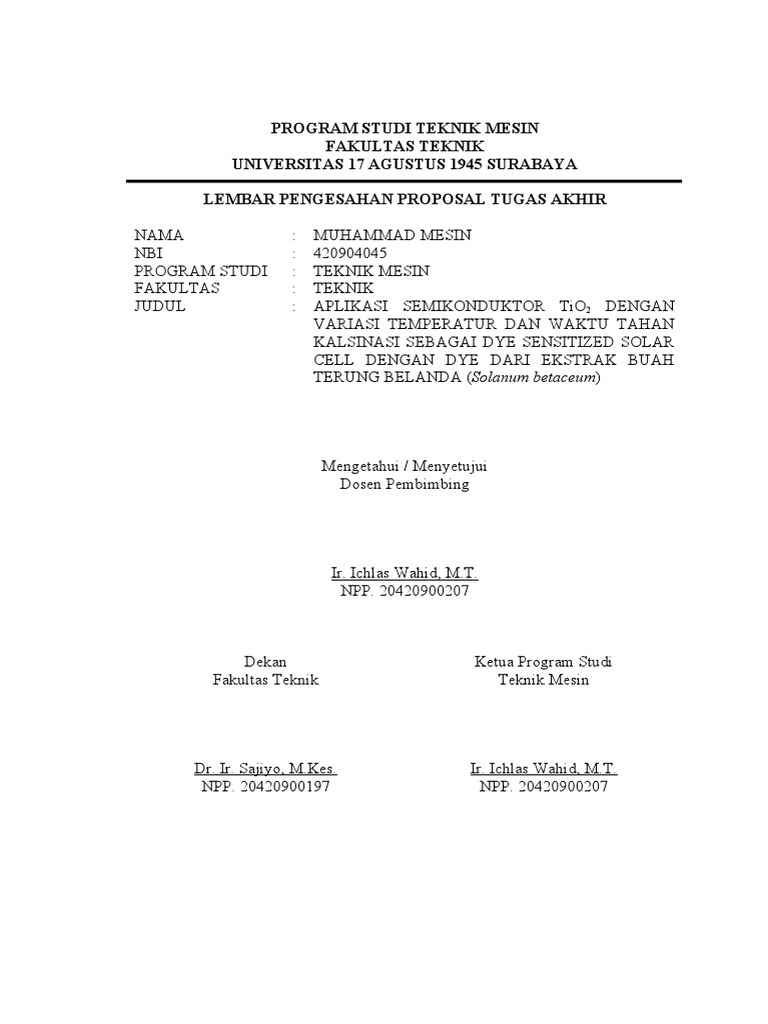 Template Lembar Pengesahan PDF