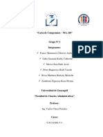 Análisis de Carta de Compromiso NIA 210