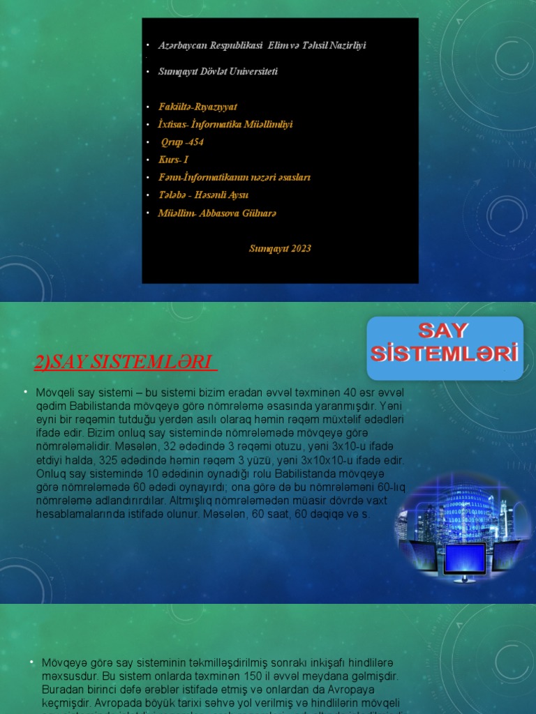 Həsənli Aysu (Slayd) - 2 Kopyası Kopyası | PDF