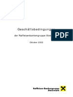 Allgemeine Geschaeftsbedingungen - Bedingungen Fuer Debitkarten - Bedingungen Fuer Electronic Banking-Leistungen - Fassung Oktober 2022 PDF