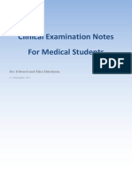 Clinical Examination Notes - Ed and Eliza Hutchison