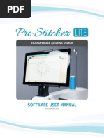 Pro Stitcher Lite Software User Manual Nov2021 PDF