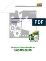 Analisis de Precios Unitarios Profesiona PDF
