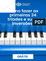 Como fazer as primeiras 24 tríades e suas inversões