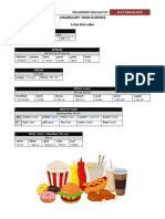 Vocab - Food & Drinks