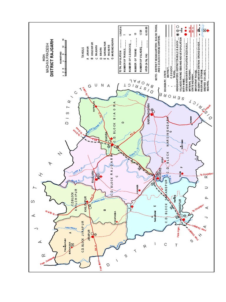 Rajgarh District Map Overview | PDF