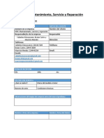 Planilla de Recepcion y Control de Equipos