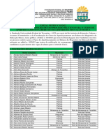 Edital UFT - NEPED N° 03 - 2022 - Homologação Das Inscrições CA Saberes Do Magistério PDF