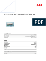 Ndcu-21C-02 W/O SW Drive Control Uni: Product-Details