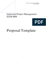 Technical Proposal Template Sample