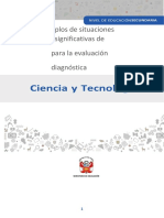 Ejemplos de Situaciones Significativas de para La Evaluación Diagnóstica