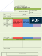 Formato para La PROYECCIÓN Y VIVENCIA de La Experiencia Pedagógica - Ed. Inicial AREANDINA - 2023