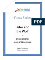 Peter and The Wolf Worksheets, Cards, Games and Assessment PDF