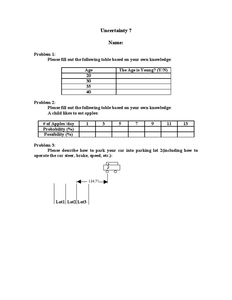 Age and Probability Exercises | PDF | Games & Activities