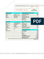 LT Digital Bill For The Month of Apr 2020: Address Details Consumption Details (Sec-I)