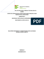 Relatório Psicologia PDF