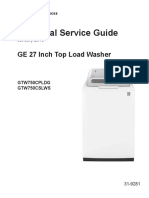 Technical Service Guide: GE 27 Inch Top Load Washer