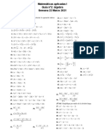Guía N°2 Álgebra Corregida PDF