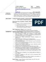 Abdullateef Abiodun CV @PDF 2023 PDF