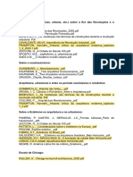 DiSCIPLINA ACR 020 - Roteiro para Leitura Dos Textos PDF