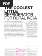 Innovations From India-The Coolest Little Refrigerator For Rural India