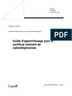 Guide 20apprentissage 20VHF 20industrie 20canada