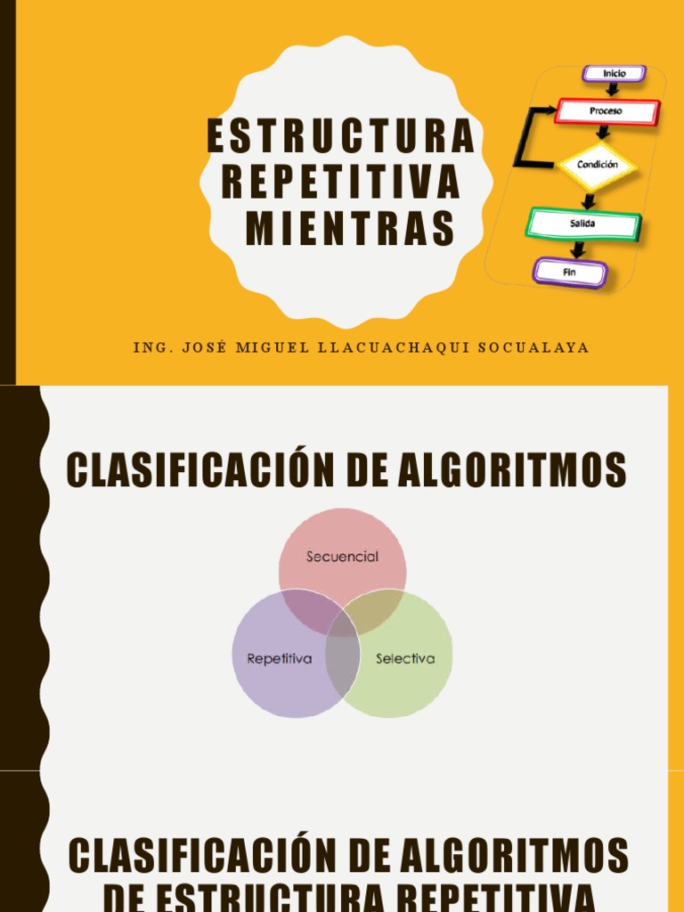 Estructura Repetitiva "Mientras" en Algoritmos | PDF