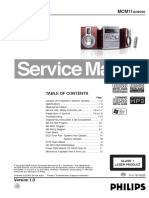 Philips MCM 11 Service Manual PDF