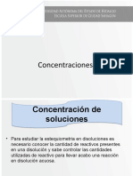 CONCENTRACIONES