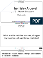 Flashcards - Topic 2 Atomic Structure - CIE Chemistry A-Level PDF
